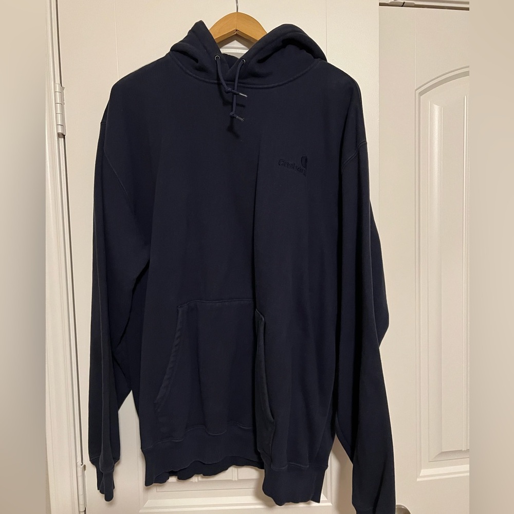 Carhartt Men’s Navy Blue Hoodie Size 2XL